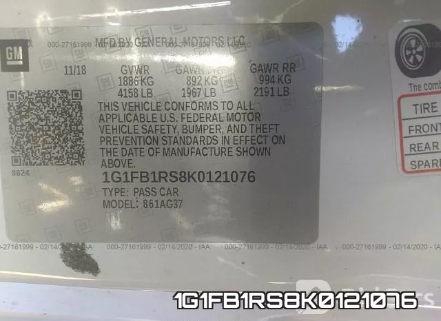 1G1FB1RS8K0121076 фото 10