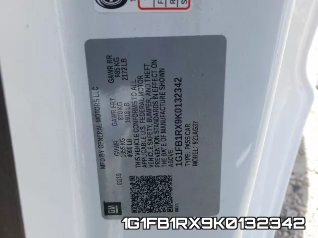 1G1FB1RX9K0132342 фото 2
