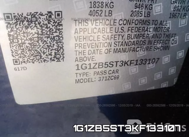 1G1ZB5ST3KF133107 фото 10