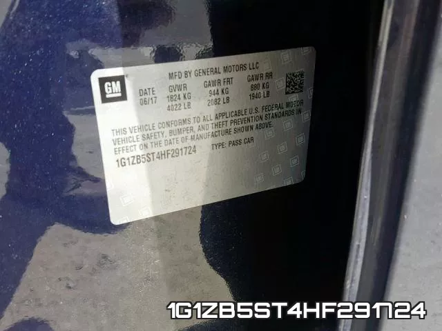 1G1ZB5ST4HF291724 фото 2