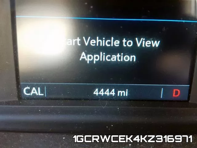 1GCRWCEK4KZ316971 фото 9