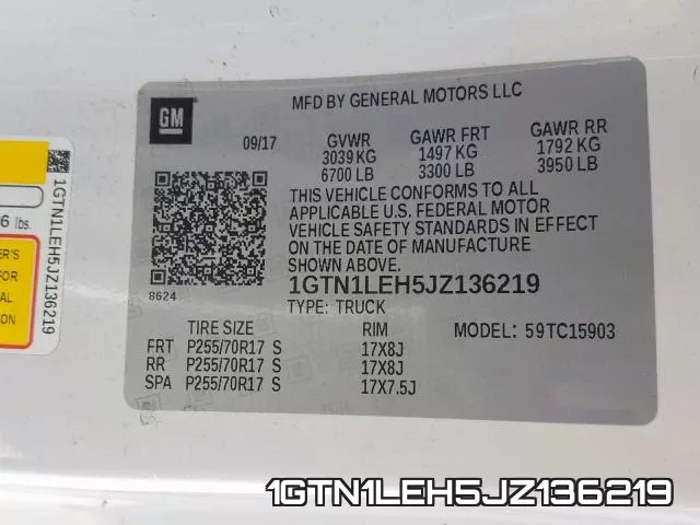 1GTN1LEH5JZ136219 фото 2