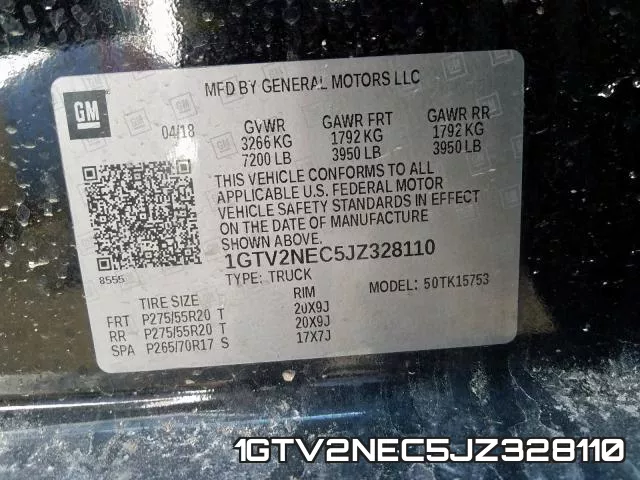1GTV2NEC5JZ328110 фото 2
