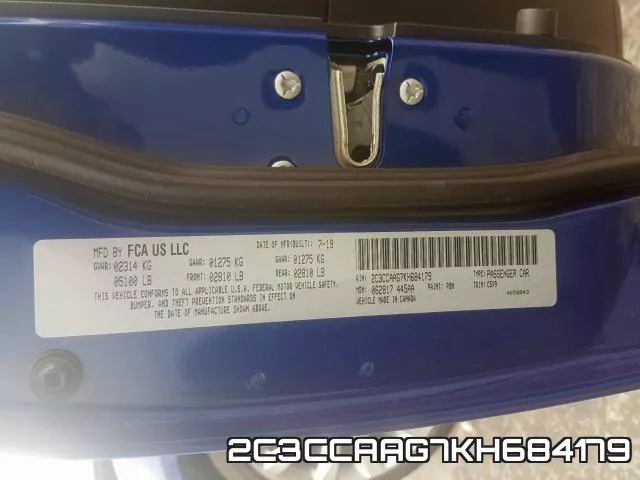 2C3CCAAG7KH684179 фото 2