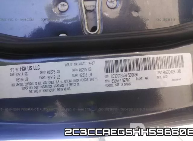 2C3CCAEG5HH596606 фото 10