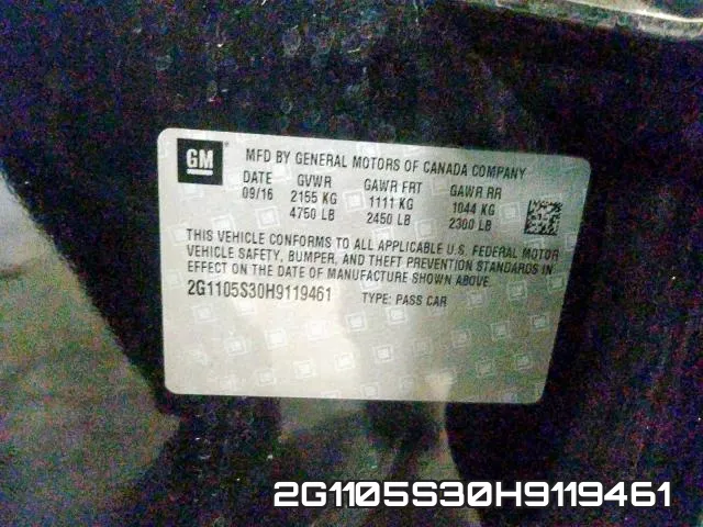 2G1105S30H9119461 фото 2