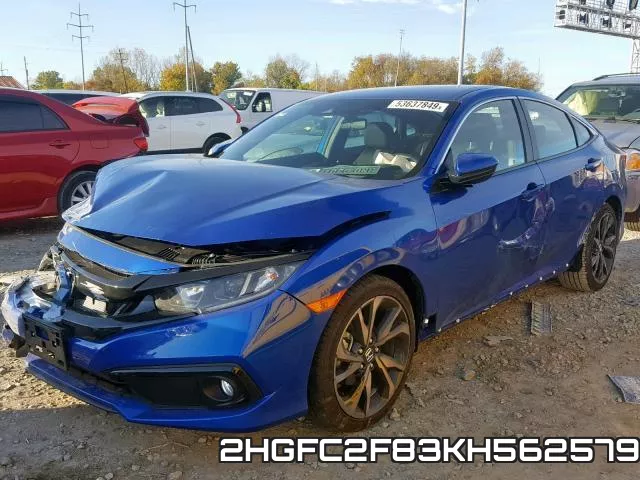 2HGFC2F83KH562579 фото 3