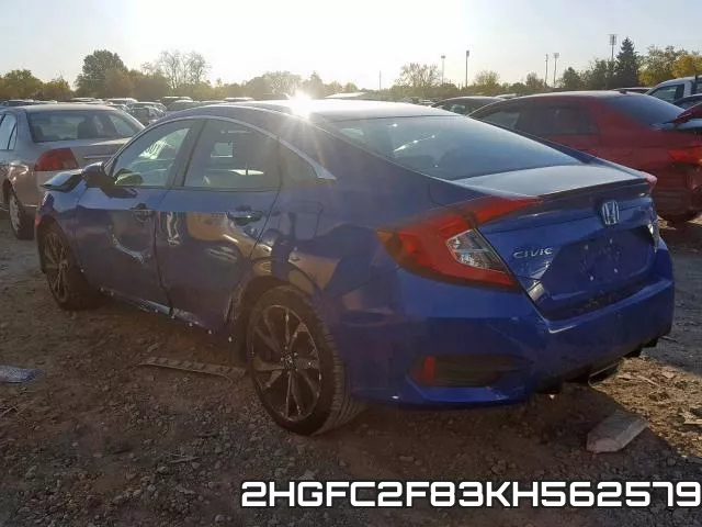 2HGFC2F83KH562579 фото 4