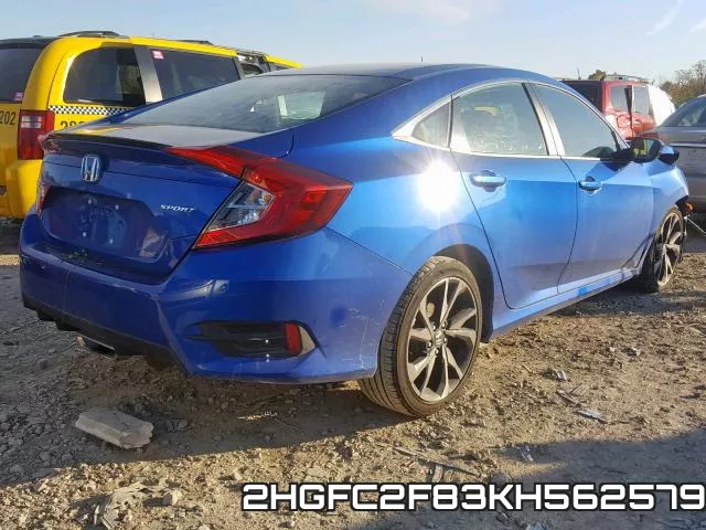2HGFC2F83KH562579 фото 5