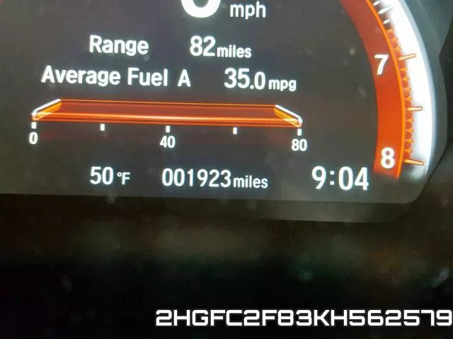 2HGFC2F83KH562579 фото 9
