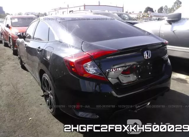 2HGFC2F8XKH500029 фото 4