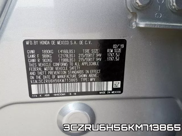 3CZRU6H56KM713865 фото 2