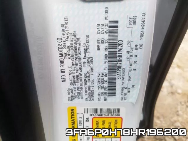 3FA6P0H78HR196200 фото 2