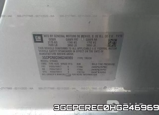 3GCPCREC0HG246969 фото 10