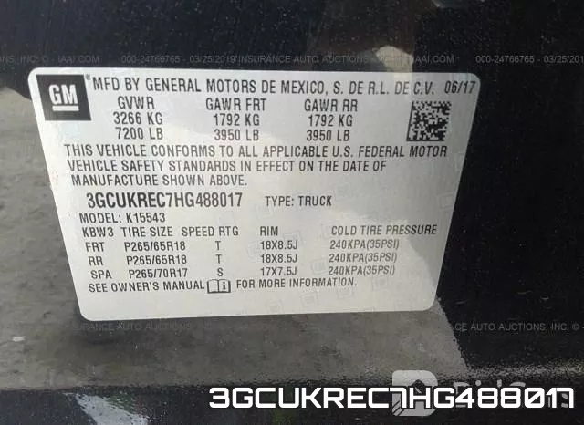 3GCUKREC7HG488017 фото 10