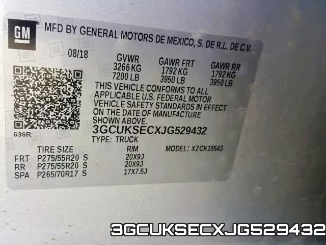 3GCUKSECXJG529432 фото 2