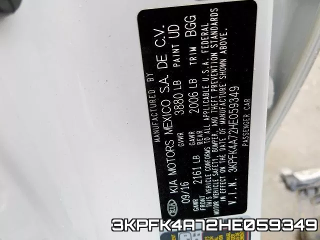 3KPFK4A72HE059349 фото 2