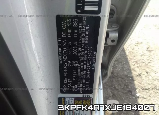 3KPFK4A7XJE184007 фото 10