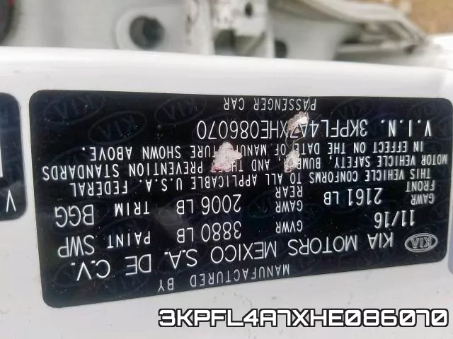 3KPFL4A7XHE086070 фото 2