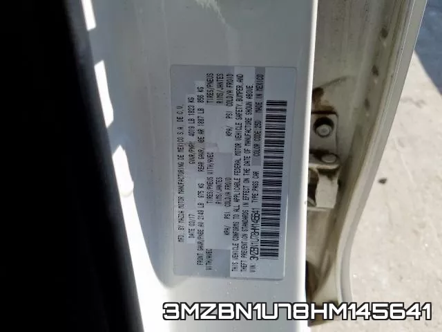 3MZBN1U78HM145641 фото 2