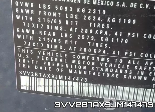 3VV2B7AX9JM147473 фото 10