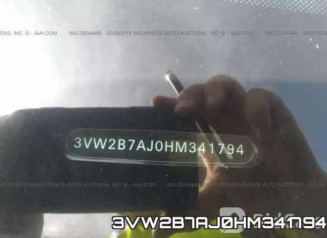 3VW2B7AJ0HM341794 фото 10