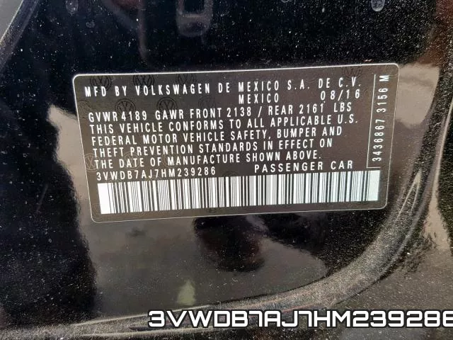 3VWDB7AJ7HM239286 фото 2