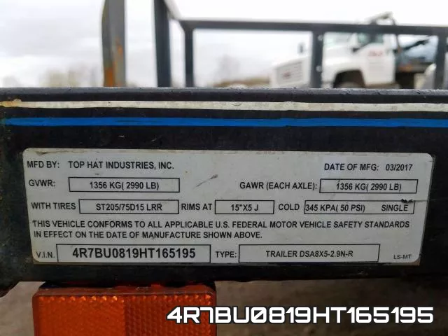 4R7BU0819HT165195 фото 2