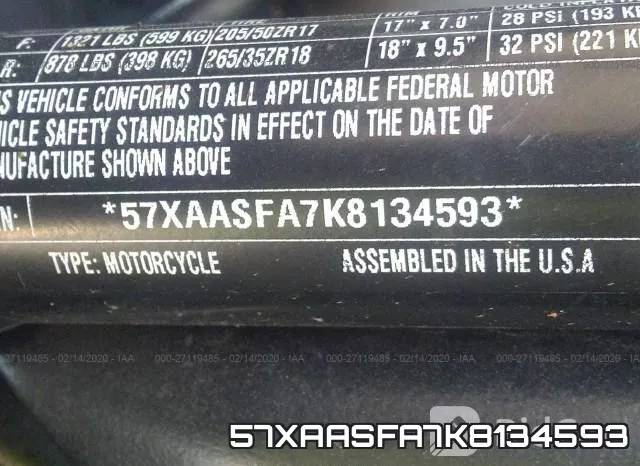 57XAASFA7K8134593 фото 2