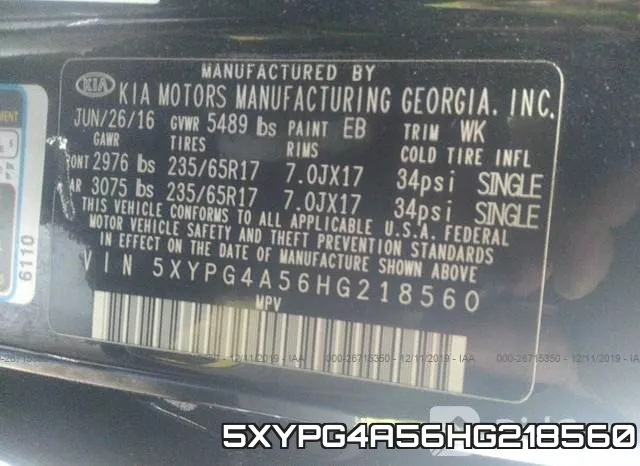 5XYPG4A56HG218560 фото 10