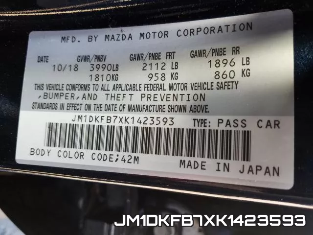 JM1DKFB7XK1423593 фото 2