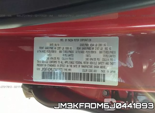 JM3KFADM6J0441893 фото 10