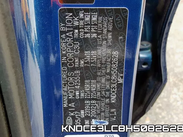 KNDCE3LC8H5082628 фото 2