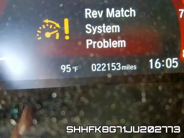 SHHFK8G71JU202773 фото 9