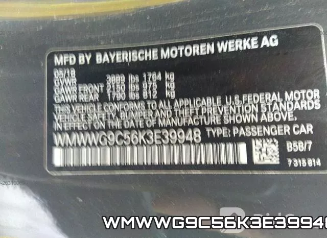 WMWWG9C56K3E39948 фото 10
