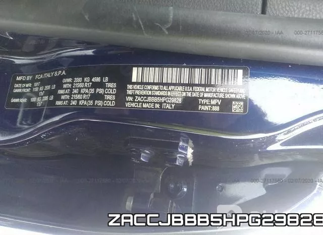 ZACCJBBB5HPG29828 фото 10