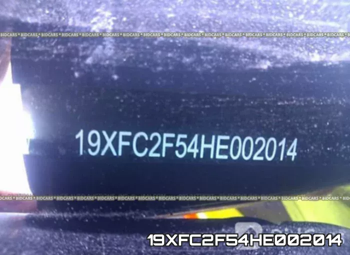 19XFC2F54HE002014 фото 10