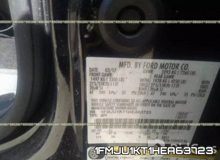 1FMJU1KT1HEA63723 фото 10