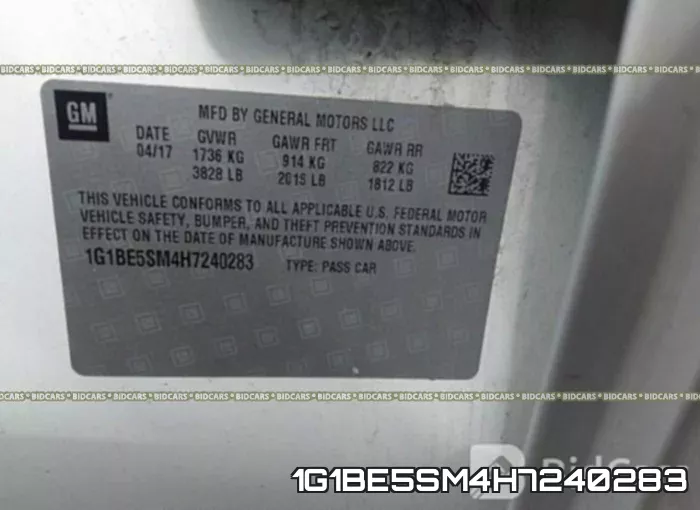 1G1BE5SM4H7240283 фото 10