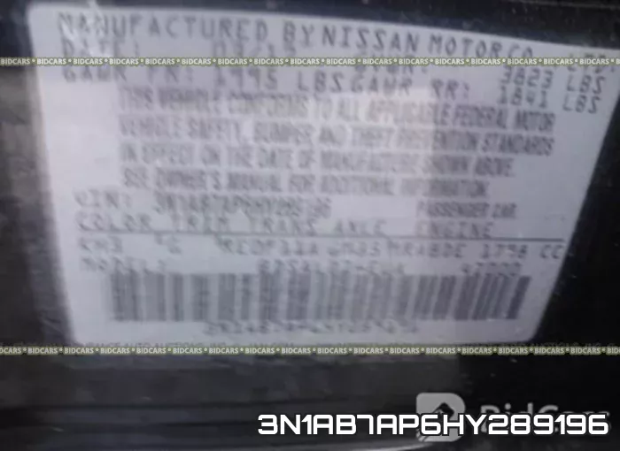 3N1AB7AP6HY289196 фото 10