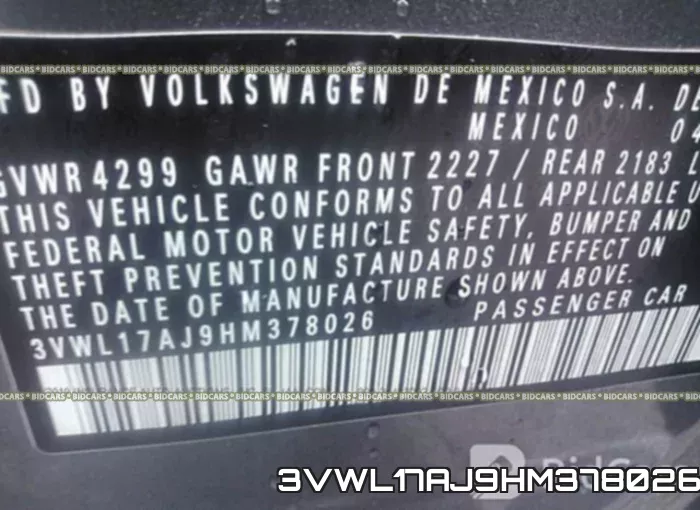 3VWL17AJ9HM378026 фото 10
