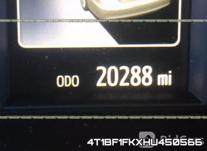 4T1BF1FKXHU450566 фото 8
