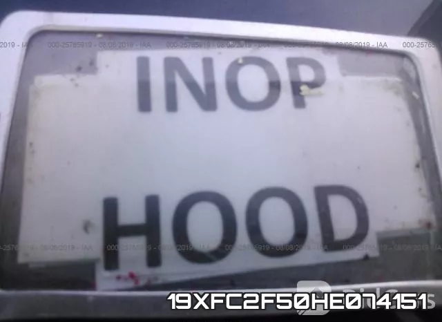 19XFC2F50HE074151 фото 2