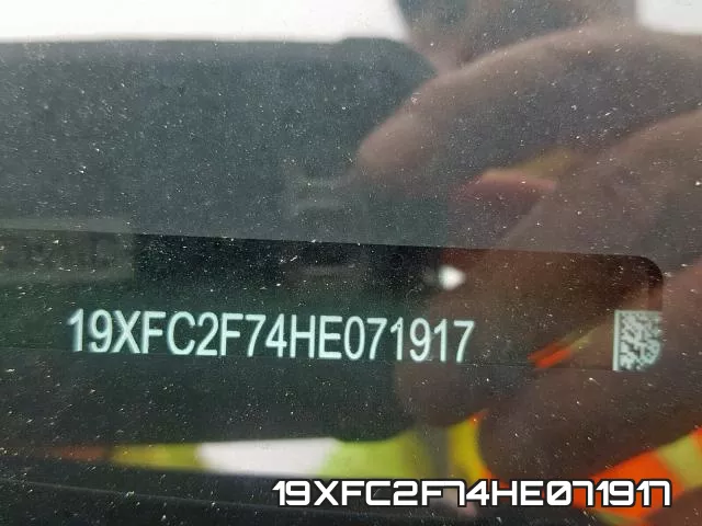 19XFC2F74HE071917 фото 2