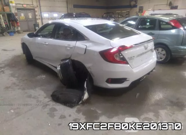 19XFC2F80KE201370 фото 4