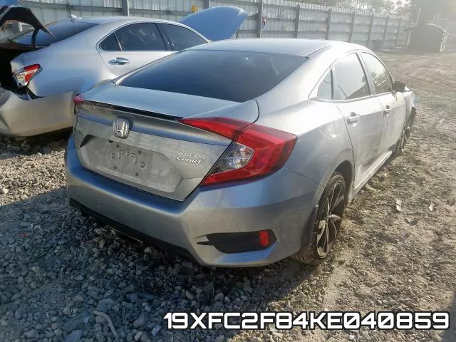 19XFC2F84KE040859 фото 5