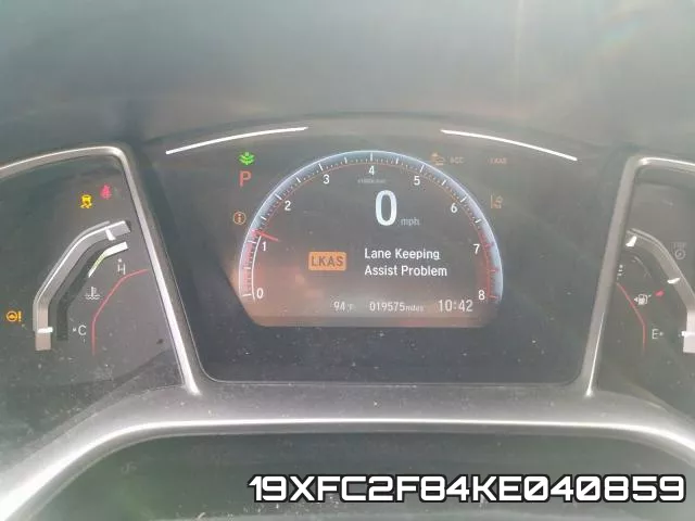 19XFC2F84KE040859 фото 9