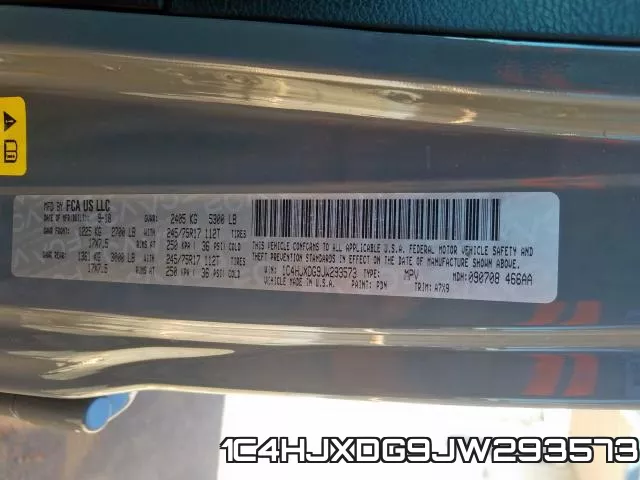 1C4HJXDG9JW293573 фото 2