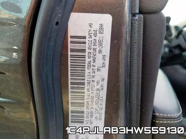 1C4PJLAB3HW559130 фото 2