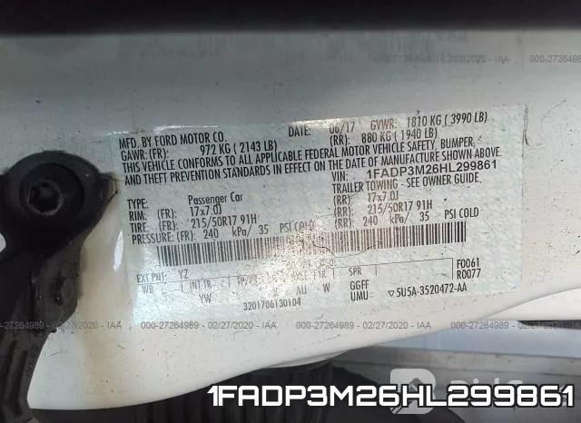 1FADP3M26HL299861 фото 10